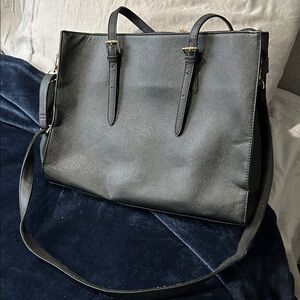 Nybily Laptop Bag Brown for Women Waterproof Lightweight Nylon Shoulder Bag D79